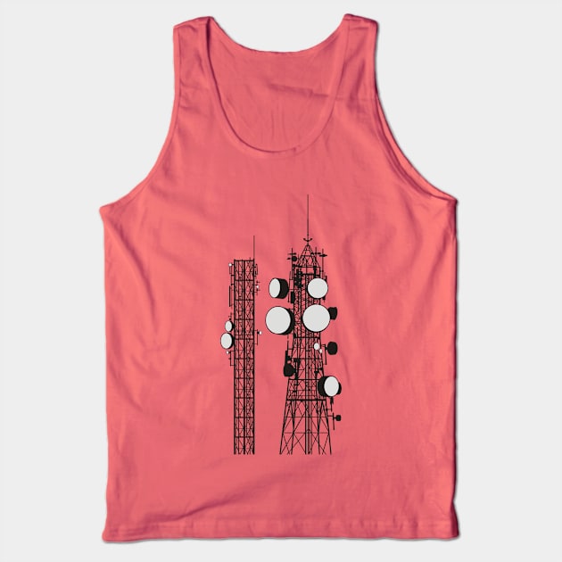 Communication Towers Tank Top by sifis